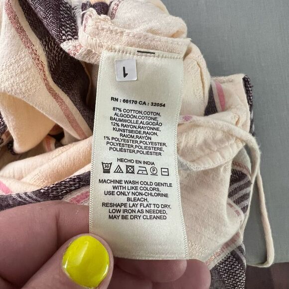 Saturday Sunday Anthropologie marina striped halter jumpsuit size small - Picture 11 of 13